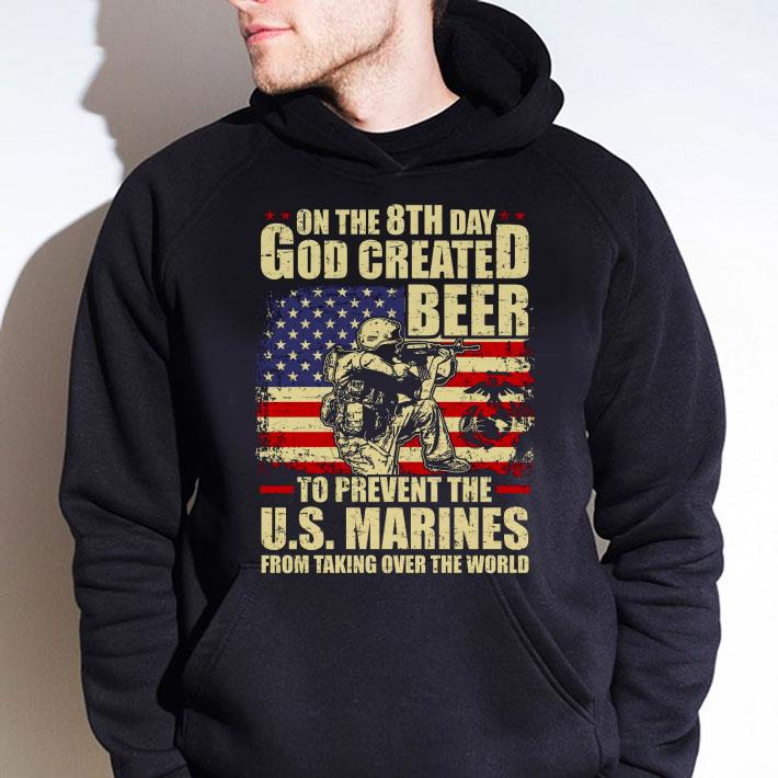 afa9a22d original on the 8th day god created beer to prevent the u s marines shirt 4 - Original On The 8th Day God Created Beer To Prevent The U.S. Marines shirt