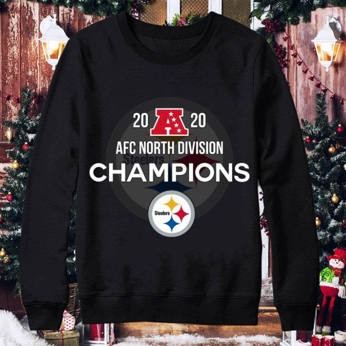 d416a96c official logo pittsburgh steelers 2020 afc north division champions shirt 4 - Official Logo Pittsburgh Steelers 2020 AFC North Division Champions shirt