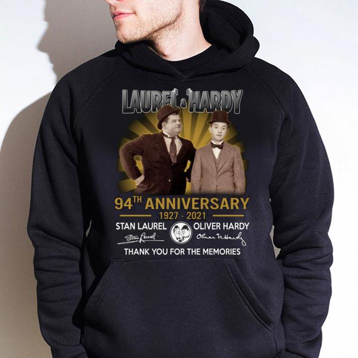 Thank You Memories Laurel and Hardy 94th Anniversary 1927-2021 Signed shirt fd4f5c4c thank you memories laurel and hardy 94th anniversary 1927 2021 signed shirt 4 - Thank You Memories Laurel and Hardy 94th Anniversary 1927-2021 Signed shirt