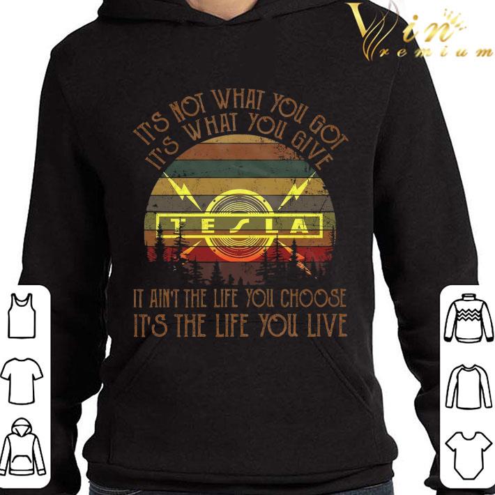 01033e17 tesla band it s not what you got it s what you give vintage shirt 4 - Tesla Band It's Not What You Got It's What You Give Vintage Shirt