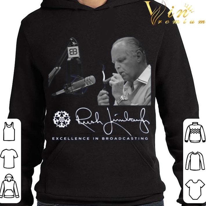RIP Rush Limbaugh Excellence in broadcasting Shirt f1773eaa rip rush limbaugh excellence in broadcasting shirt 4 - RIP Rush Limbaugh Excellence in broadcasting Shirt