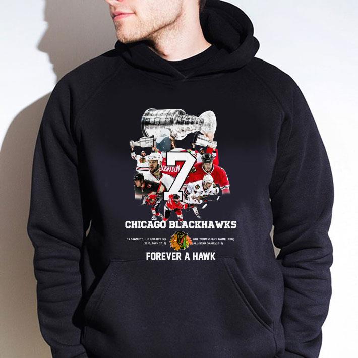 Official No.7 Brent Seabrook Chicago Blackhawks Forever A Hawk shirt a462409c no 7 brent seabrook chicago blackhawks forever a hawk shirt 4 - Official No.7 Brent Seabrook Chicago Blackhawks Forever A Hawk shirt