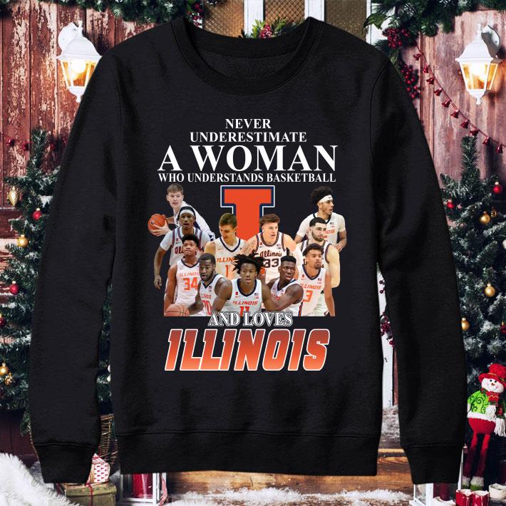 fcf549c2 never underestimate a woman who understands basketball and loves illinois shirt 4 - Best Never underestimate a woman who understands basketball and loves ILLINOIS shirt