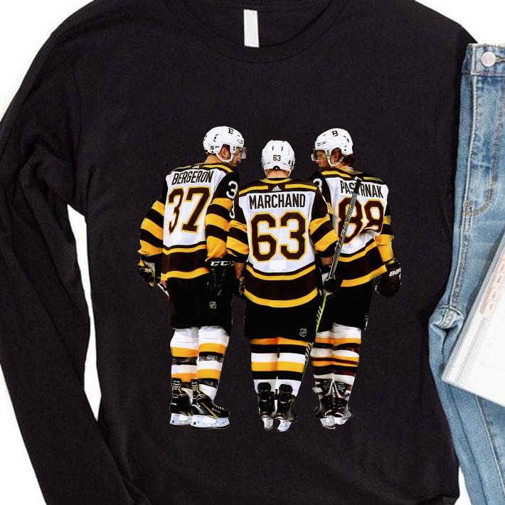 Boston Bruins Hockey Bergeron 37 Marchand 63 Pasternak 89 shirt 2f30400f boston bruins hockey bergeron 37 marchand 63 pasternak 89 shirt 4 - Boston Bruins Hockey Bergeron 37 Marchand 63 Pasternak 89 shirt