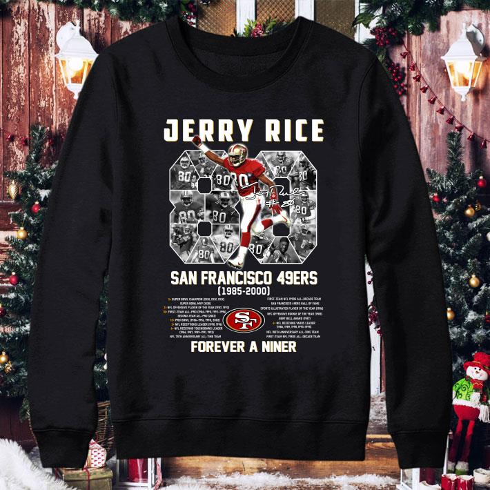 No. 80 Jerry Rice 1985-2000 signature forever a Niner shirt 643ac83f no 80 jerry rice 1985 2000 signature forever a niner shirt 4 - No. 80 Jerry Rice 1985-2000 signature forever a Niner shirt