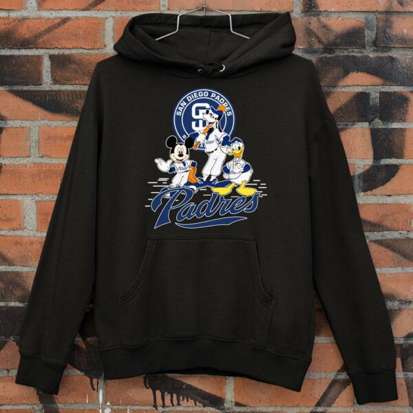 Funny Disney Mickey Mouse Goofy Donald Duck San Diego Padres Logo shirt