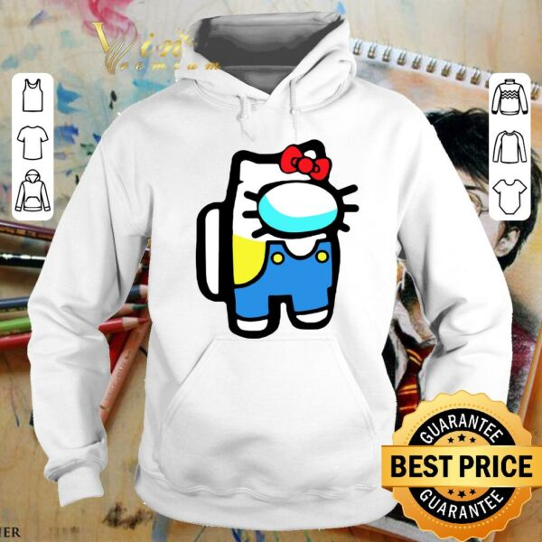 Awesome Hello Kitty Cat Crewmate Character Among Us Gaming shirt