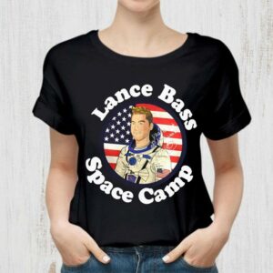 Awesome Lance Bass Space Camp signatures shirt 1