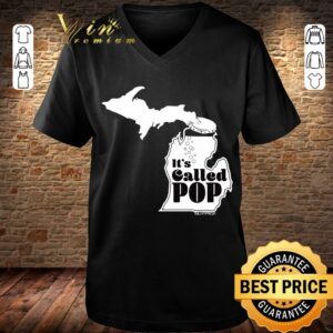 Awesome Michigan Map Its Called Pop shirt 2