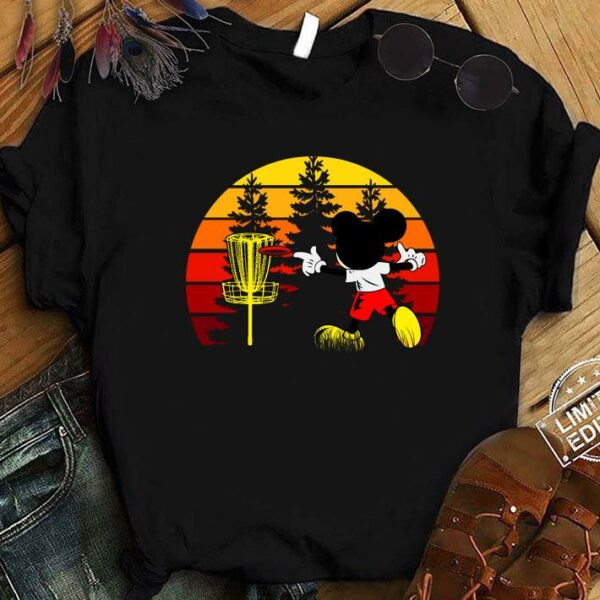 Premium Mickey Mouse Playing Disc Golf shirt