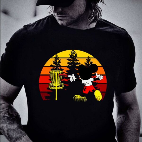 Premium Mickey Mouse Playing Disc Golf shirt