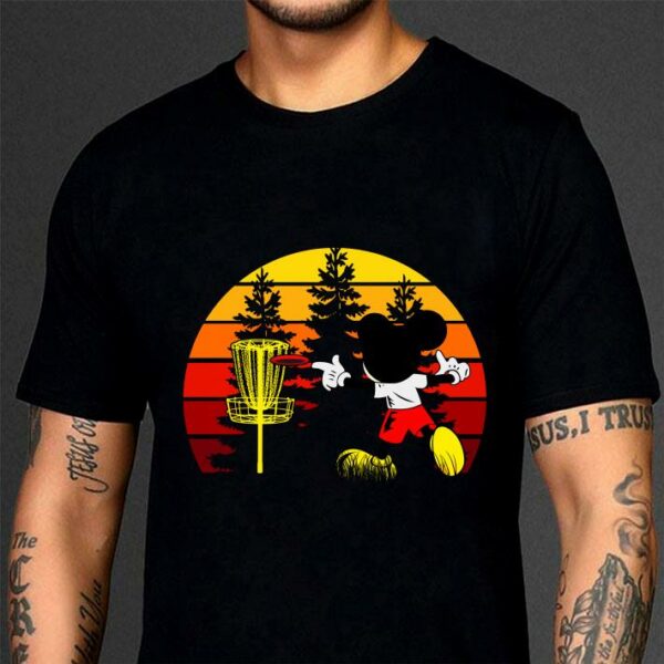 Premium Mickey Mouse Playing Disc Golf shirt