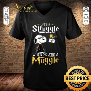 Best Snoopy Potter life's a struggle when you're a muggle shirt 2