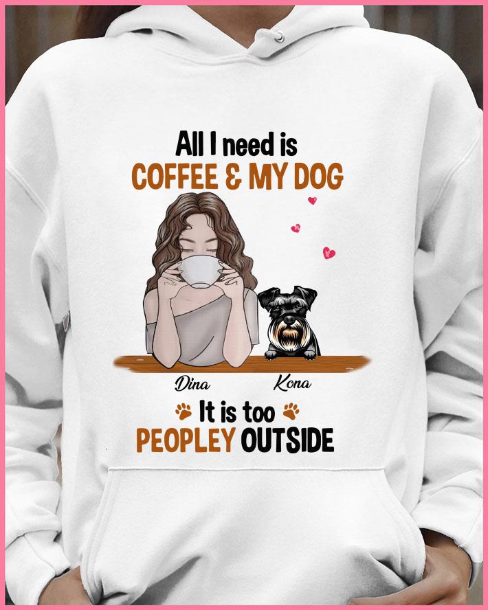 bcdcaa7a personalized dog coffee too peopley shirt 4 - Funny Personalized Dog Coffee Too Peopley shirt