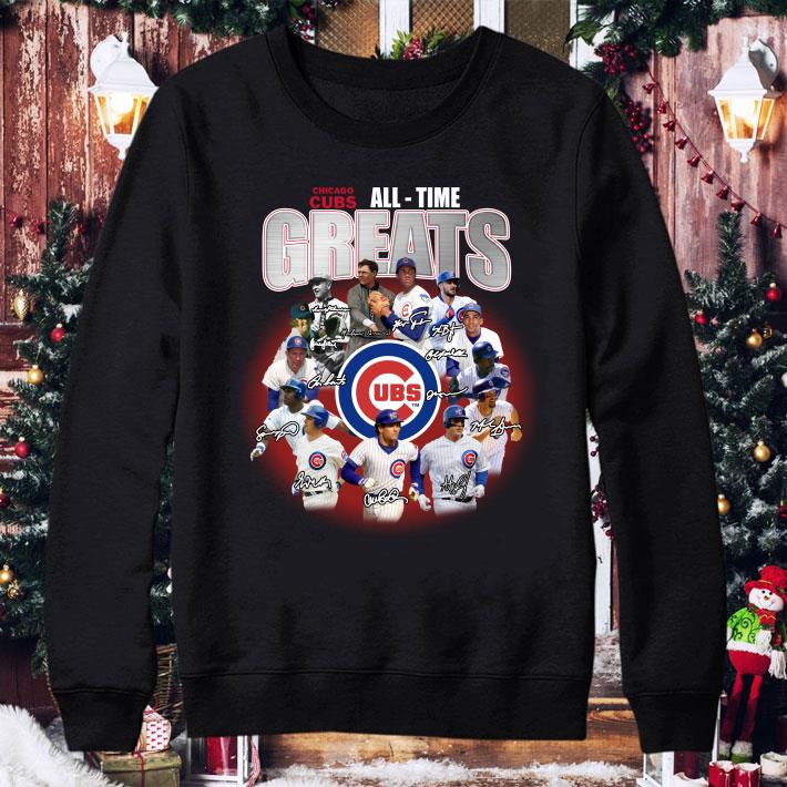 fb81c5c8 mlb chicago cubs baseball all time greats signatures shirt 4 - Mlb Chicago Cubs Baseball All time Greats Signatures shirt