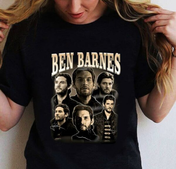 Ben Barnes Shadow and Bone Movie Vintage 90's Retro The Darkling Barnes and Noble Shirt