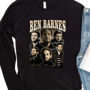 Ben Barnes Shadow and Bone Movie Vintage 90's Retro The Darkling Barnes and Noble Shirt 3