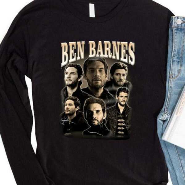 Ben Barnes Shadow and Bone Movie Vintage 90's Retro The Darkling Barnes and Noble Shirt