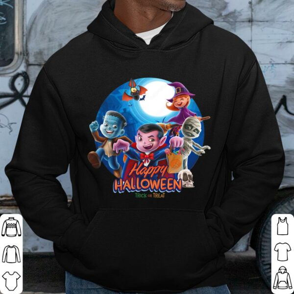 Chibi Dracula and Friends Trick Or Treat Hotel Transylvania 2 Happy Halloween Shirt