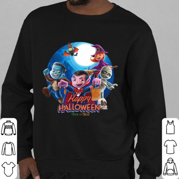 Chibi Dracula and Friends Trick Or Treat Hotel Transylvania 2 Happy Halloween Shirt