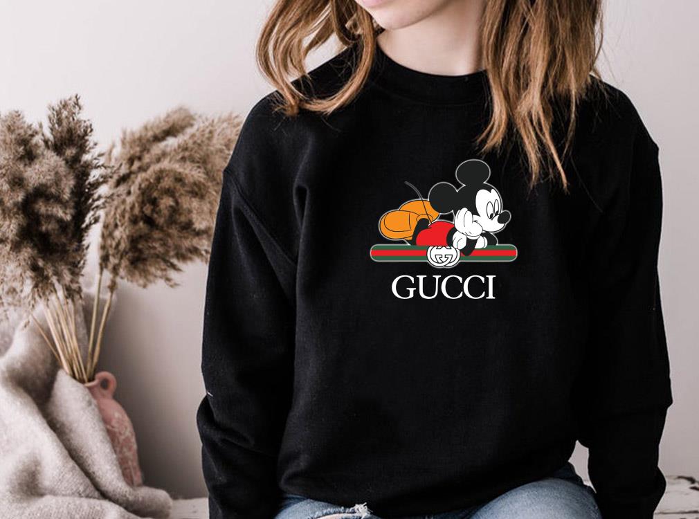 Fashion Gucci Mickey Mouse Shirt, Gucci Logo Kids T-Shirt Fashion Gucci Mickey Mouse Shirt, Gucci Logo Kids T-Shirt