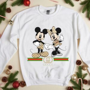 Gucci Mickey Mouse and Minnie Mouse Shirt, Walt Disney Baby Gucci Mickey Mouse Shirt