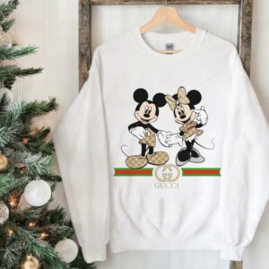 Gucci Mickey Mouse and Minnie Mouse Shirt, Walt Disney Baby Gucci Mickey Mouse Shirt 2