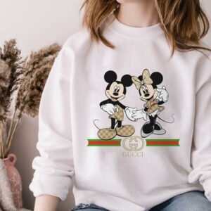 Gucci Mickey Mouse and Minnie Mouse Shirt, Walt Disney Baby Gucci Mickey Mouse Shirt 3