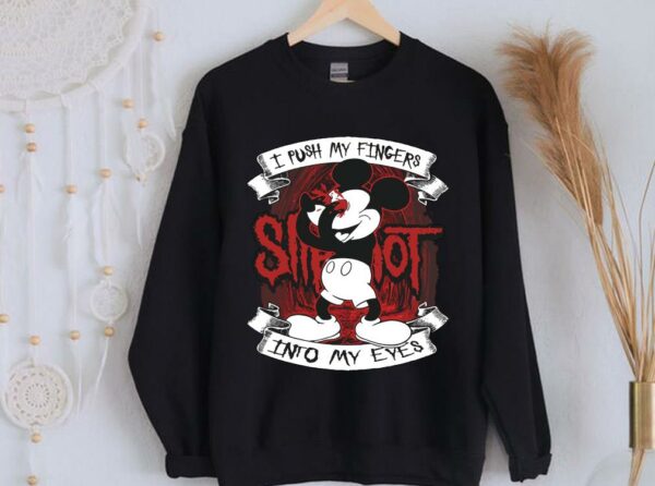 Halloween Mickey Mouse Disney I Push My Fingers Into My Eyes Shirt