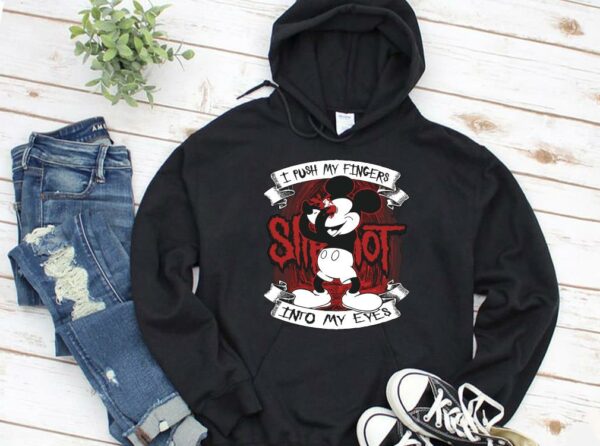 Halloween Mickey Mouse Disney I Push My Fingers Into My Eyes Shirt