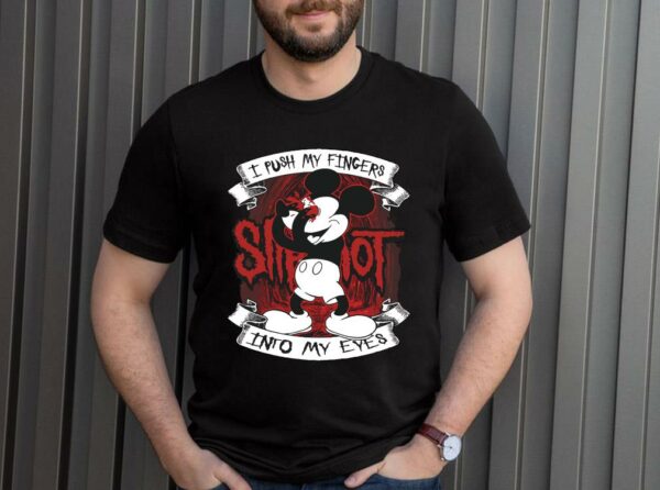 Halloween Mickey Mouse Disney I Push My Fingers Into My Eyes Shirt