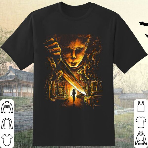 Michael Myers Graphic Tee Shirt, Michael Myers Halloween Shirt, Picture Michael Myers Shirt