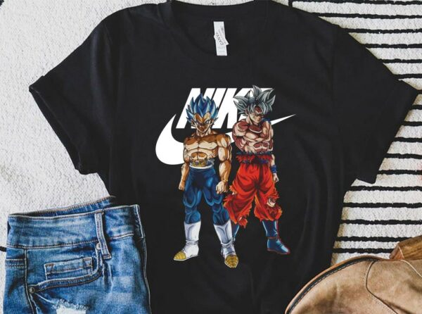 Nike Vegeta Shirt, Nike Son Goku Shirt, Dragon Ball Super Nike Son Goku and Nike Vegeta Shirt