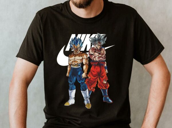 Nike Vegeta Shirt, Nike Son Goku Shirt, Dragon Ball Super Nike Son Goku and Nike Vegeta Shirt