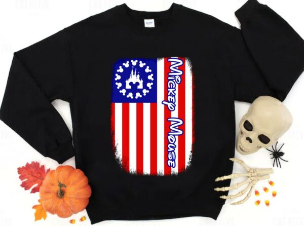 Official American Flag Mickey Mouse Walt Disney