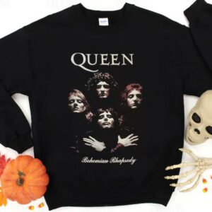 Official Queen Bohemian Rhapsody Shirt, Queen Rock band Shirt