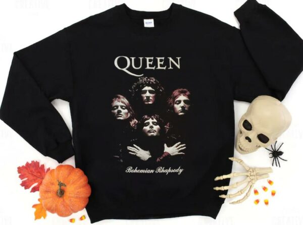 Official Queen Bohemian Rhapsody Shirt, Queen Rock band Shirt