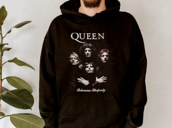 Official Queen Bohemian Rhapsody Shirt, Queen Rock band Shirt