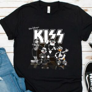 Premium Kiss Band Disneys Mickey Mouse Shirt