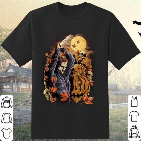 Retro Michael Myers Skull Pumpkins Halloween Shirt, Michael Myers Shirt