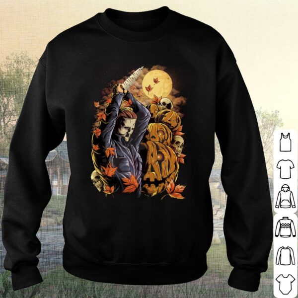 Retro Michael Myers Skull Pumpkins Halloween Shirt, Michael Myers Shirt