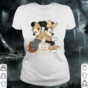 Toddler Disney Shirt, Fashion Gucci Mickey and Minnie Shirt, Baby Disney Shirt