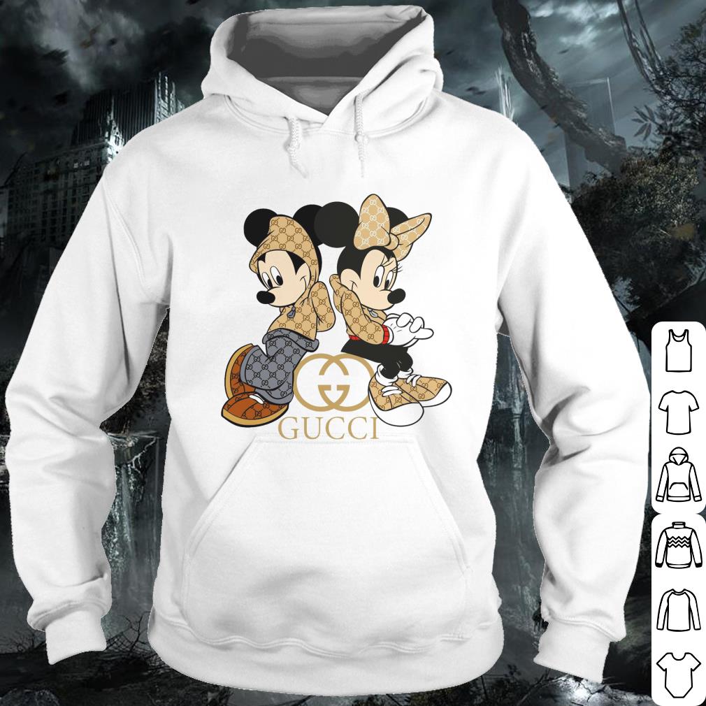 gucci mickey and minnie shirt
