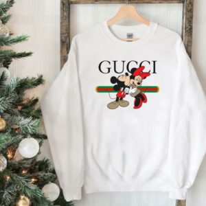 Vintage Mickey Shirt, Gucci Mickey Mouse and Minnie Shirt, Gucci Mickey and Minnie Shirt 2