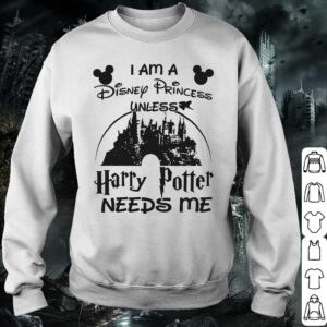 Walt Disney Harry Potter I Am A Disney Princess Unless Needs Me Shirt, Harry Potter Walt Disney Logo Shirt 2