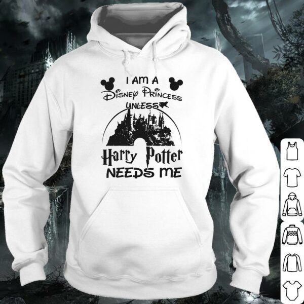 Walt Disney Harry Potter I Am A Disney Princess Unless Needs Me Shirt, Harry Potter Walt Disney Logo Shirt