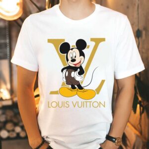 Walt Disney Shirt, Walt Disney Mickey LV Shirt, Mickey Mouse Louis Vuitton Shirt 1