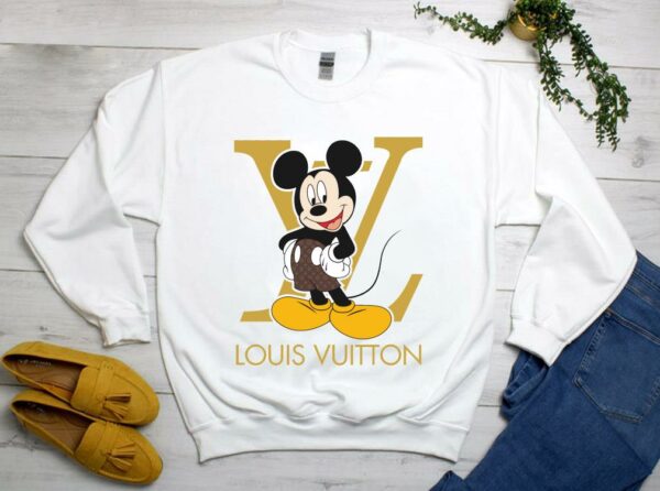 Walt Disney Shirt, Walt Disney Mickey LV Shirt, Mickey Mouse Louis Vuitton Shirt