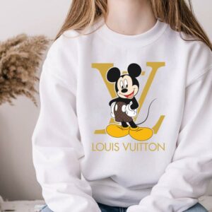 Walt Disney Shirt, Walt Disney Mickey LV Shirt, Mickey Mouse Louis Vuitton Shirt 3