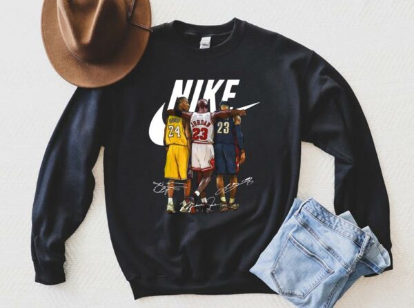 Awesome Nike Kobe Bryant Michael Jordan And LeBron James Signature Shirt